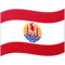 Flagge: Französisch-Polynesien Flagge: Französisch-Polynesien