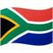 Flagge: Südafrika Flagge: Südafrika