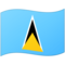 Flagge: St. Lucia Flagge: St. Lucia