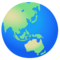 Globus Mit Asien Und Australien Globus Mit Asien Und Australien