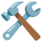 Hammer und Schraubenschlüssel Hammer und Schraubenschlüssel