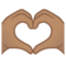 Mani Che Formano Un Cuore: Carnagione Media