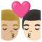 Bacio: Uomo, Uomo, Carnagione Medio-Chiara, Carnagione Chiara