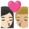 Bacio: Donna, Uomo, Carnagione Chiara, Carnagione Medio-Chiara