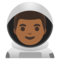 Astronauta Uomo: Carnagione Medio-Scura