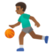 Mann Mit Ball: Mitteldunkle Hautfarbe Mann Mit Ball: Mitteldunkle Hautfarbe