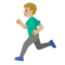 Uomo Che Corre: Carnagione Medio-Chiara
