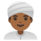 Uomo Con Turbante: Carnagione Medio-Scura