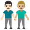 Due Uomini Che Si Tengono Per Mano: Carnagione Chiara, Carnagione Medio-Chiara