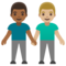 Due Uomini Che Si Tengono Per Mano: Carnagione Medio-Scura, Carnagione Medio-Chiara