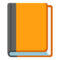 Orangefarbenes Buch Orangefarbenes Buch