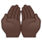 Mani Unite In Alto: Carnagione Scura
