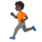 Persona Che Corre: Carnagione Scura