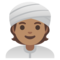 Persona Con Turbante: Carnagione Media
