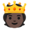 Persona Con Corona: Carnagione Scura