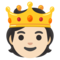 Persona Con Corona: Carnagione Chiara