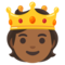 Persona Con Corona: Carnagione Medio-Scura
