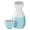 Sake-Flasche Und -Tasse Sake-Flasche Und -Tasse