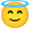 Faccina Con Sorriso E Aureola