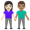 Donna E Uomo Che Si Tengono Per Mano: Carnagione Chiara, Carnagione Media