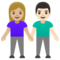 Donna E Uomo Che Si Tengono Per Mano: Carnagione Medio-Chiara, Carnagione Chiara
