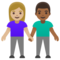 Donna E Uomo Che Si Tengono Per Mano: Carnagione Medio-Chiara, Carnagione Medio-Scura
