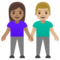 Donna E Uomo Che Si Tengono Per Mano: Carnagione Media, Carnagione Medio-Chiara