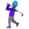 Golferin: Dunkle Hautfarbe Golferin: Dunkle Hautfarbe