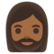 Donna: Carnagione Medio-Scura, Barba