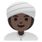 Donna Con Turbante: Carnagione Scura