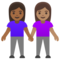 Due Donne Che Si Tengono Per Mano: Carnagione Medio-Scura, Carnagione Media