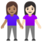 Due Donne Che Si Tengono Per Mano: Carnagione Media, Carnagione Chiara