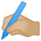 Mano Che Scrive: Carnagione Medio-Chiara