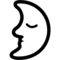 Faccina Primo Quarto Di Luna