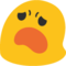Faccina Imbronciata Con Bocca Aperta