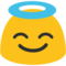 Faccina Con Sorriso E Aureola