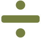 Simbolo Della Divisione