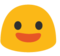 Faccina Con Un Gran Sorriso E Occhi Spalancati