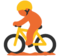 Ciclista Di Mountain Bike