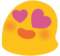 Faccina Con Sorriso E Occhi A Cuore