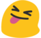 Faccina Con Un Gran Sorriso Che Mostra La Lingua