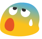 Anxious Face with Sweat