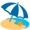Beach with Umbrella
