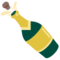 Bottle with Popping Cork