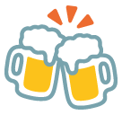 Clinking Beer Mugs