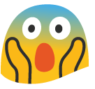 Face Screaming in Fear
