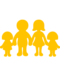 Family: Man, Woman, Girl, Girl