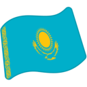 Flag: Kazakhstan