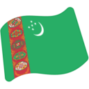 Flag: Turkmenistan