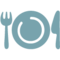 Fork and Knife with Plate